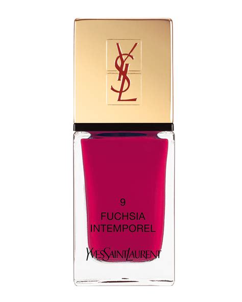 ysl fuchsia intemporel|Yves Saint Laurent Beaute La Laque No9 Fuchsia Intemporel.